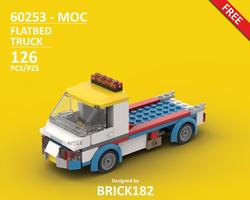 Набор LEGO MOC-132170 Flatbed Truck - 60253