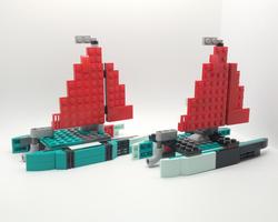 Набор LEGO MOC-132270 31127 Catamarans