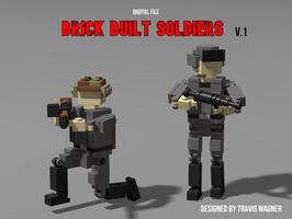 Набор LEGO Miniland scale Brick built Soldiers