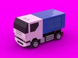 Набор LEGO MOC-132823 Box Truck