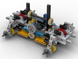 Набор LEGO compact AWD crawler (4 wheel drive all wheel steering)