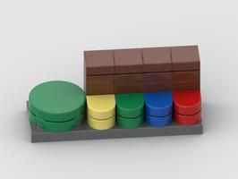 Набор LEGO Cat food and water dish
