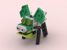 Набор LEGO MOC-133274 green pig 2