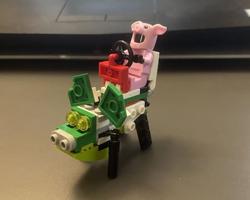 Набор LEGO ridable green pig