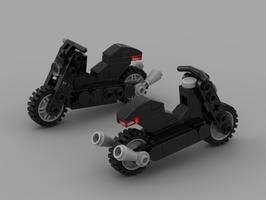 Набор LEGO MOC-133706 Custom Minifig Fitting Motorcycle