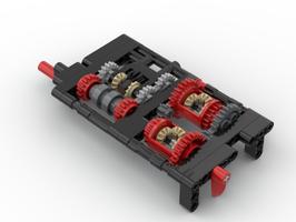 Набор LEGO MOC-133811 Three Speed Gearbox