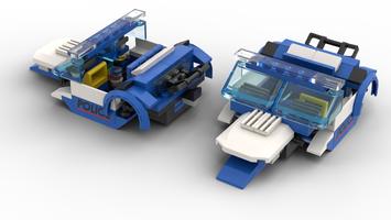 Набор LEGO MOC-134768 Police Snowmobile