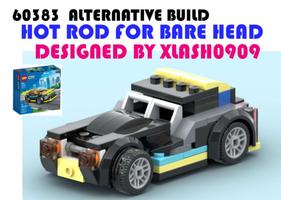 Набор LEGO MOC-135126 60383 HOT ROD for BARE HEAD >_<