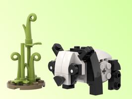 Набор LEGO MOC-135463 30641 Giant Panda (Standing / Baby)
