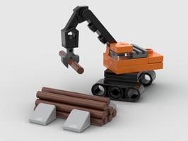 Набор LEGO MOC-135592 Microscale Log Loader