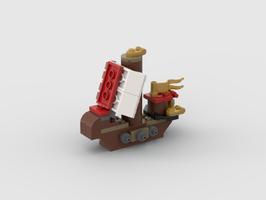 Набор LEGO MOC-136516 11018 Creative Ocean Fun Alt Build Pirate Ship