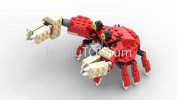 Набор LEGO MOC-137413 Red Crab (LEGO 6914 Alternate)
