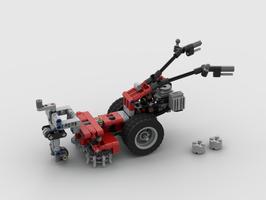 Набор LEGO MOC-139265 Dual Rotary Weed Brush with Adjustable Support Wheel for Single-Axle Tractor