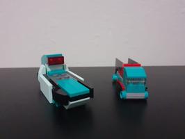 Набор LEGO MOC-139836 mini truck and mini boat