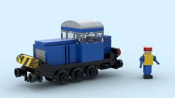 Набор LEGO MOC-140453 Shrunk Diesel Shunter Locomotive 7760
