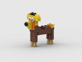 Набор LEGO MOC-140961 A simple dog created from the set 11013