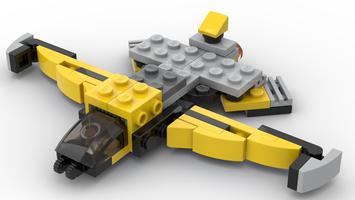 Набор LEGO MOC-141067 31014 Sweep wing fighter