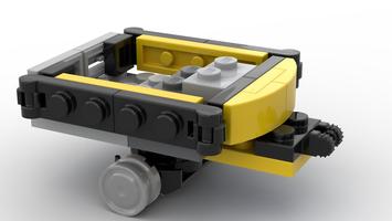 Набор LEGO MOC-141069 31014 Single Axle Trailer