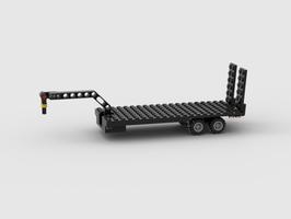 Набор LEGO MOC-141929 Gooseneck Flatbed Trailer
