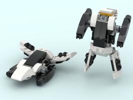 Набор LEGO MOC-142024 Skylar Transformer exosuit