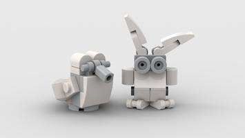Набор LEGO MOC-143533 31134 Rabbit & Bird