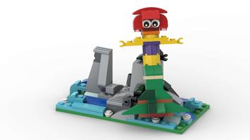Набор LEGO MOC-145457 Mermaid on a rock