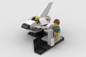 Набор LEGO MOC-148337 Mini Space Shuttle Ride