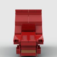 Набор LEGO MOC-149114 all red narrow gauge locomotive