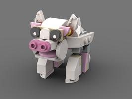 Набор LEGO MOC-149306 white pig 2