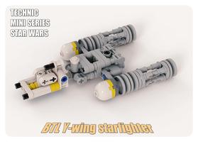 Набор LEGO MOC-150914 TECHNIC mini Y-wing starfighter