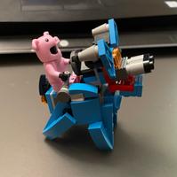 Набор LEGO MOC-150938 blue moto-pig