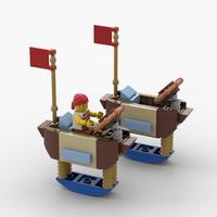 Набор LEGO MOC-151011 Boat Rocking Horse