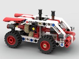 Набор LEGO MOC-151370 Racer with Gearbox and Engine