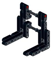 Набор LEGO MOC-151419 Pallet fork for Wacker Neuson skid steer loader