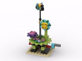 Набор LEGO MOC-151797 Bee and flowers | 11019 ^Bricks and Functions^ alternative build