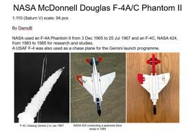 Набор LEGO MOC-152957 DamoB^s NASA F-4 Phantom II