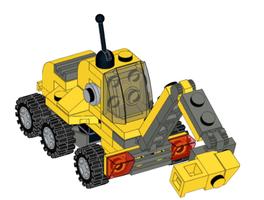 Набор LEGO MOC-153616 mini log loader