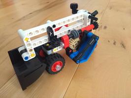 Набор LEGO MOC-153768 Telehandler, an alternate of set 42116