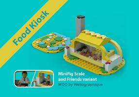 Набор LEGO MOC-154313 Food Kiosk
