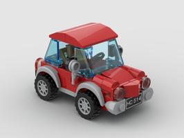 Набор LEGO MOC-155428 Vintage Petite Car
