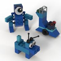 Набор LEGO MOC-155645 Dog, man and scooter