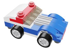 Набор LEGO MOC-155743 police car