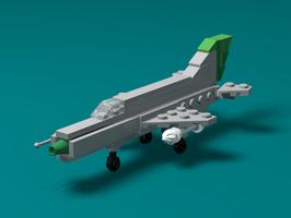 Набор LEGO MOC-156233 mig-21bis (micro)