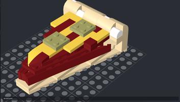 Набор LEGO MOC-156427 Pizza-brick foods 3