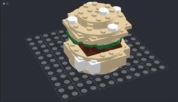 Набор LEGO Burger-brick foods 6