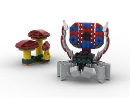 Набор LEGO MOC-156605 31130 peacock spider