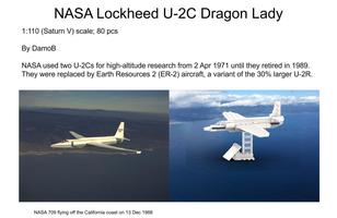 Набор LEGO MOC-157051 DamoB^s NASA Lockheed U-2C Dragon Lady