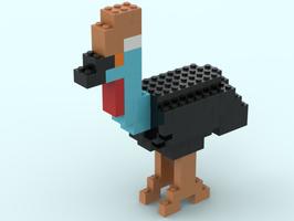 Набор LEGO MOC-157602 11030 Cassowary