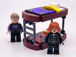 Набор LEGO MOC-158262 Super Sleepers - Black Widow & Hawkeye