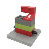 Набор LEGO MOC-159387 Lego World Builder Gas Station